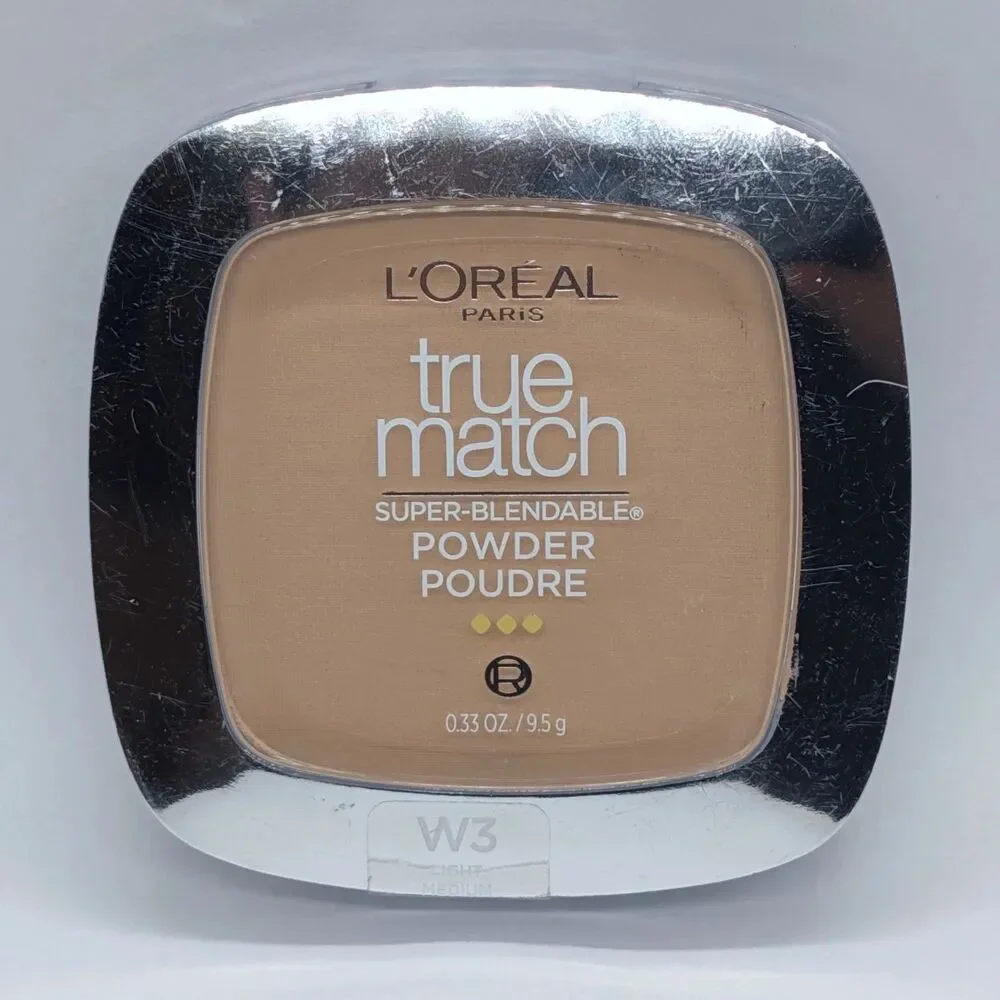 L'Oreal True Match Super-Blendable Powder - W3 Light Medium (Warm) - 0.33oz NEW